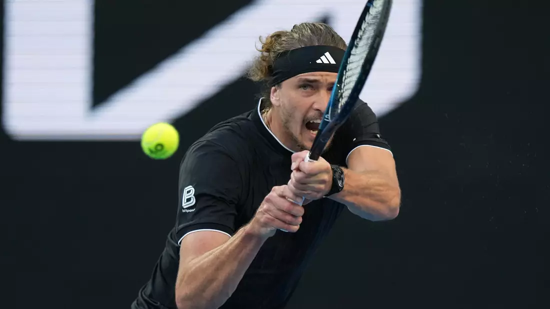 Alexander Zverev besiegte in Melbourne in der 3. Runde den Briten Cameron Norrie. - Bild: Aaron Favila/AP/dpa