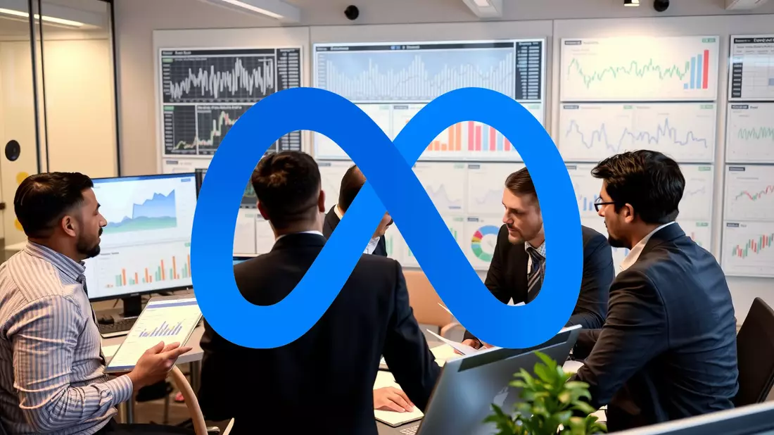 Meta Shares Present a Compelling Entry Point Illustration mit AI erstellt übermittelt durch boerse-global.de