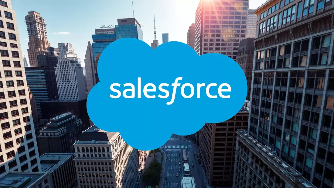 Salesforce: La apuesta por la IA en medio de la tormenta bursátil Illustration mit AI erstellt übermittelt durch boerse-global.de