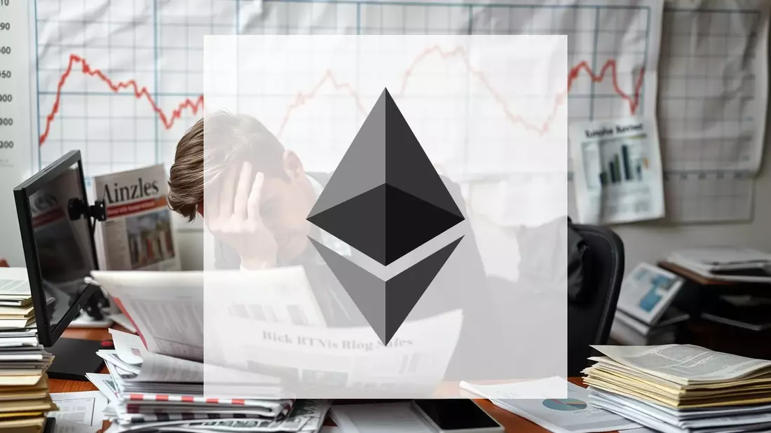 Ethereum Faces Mounting Pressure Amid Critical Technical Test Illustration mit AI erstellt übermittelt durch boerse-global.de