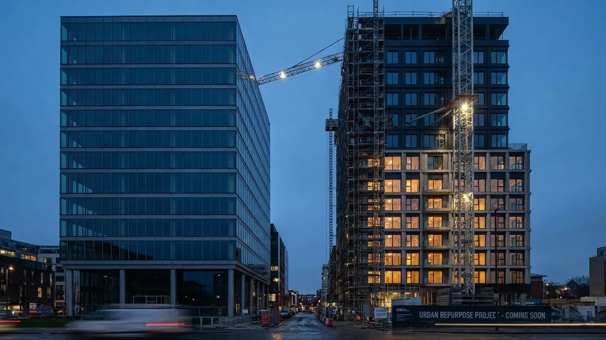 Büro-Leerstand: Umnutzung soll Wohnungsnot lindern - Foto: über boerse-global.de