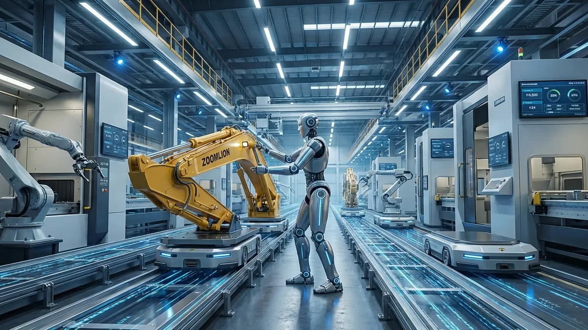 Zoomlion setzt Dutzende humanoide Roboter in der Produktion ein - Foto: über boerse-global.de