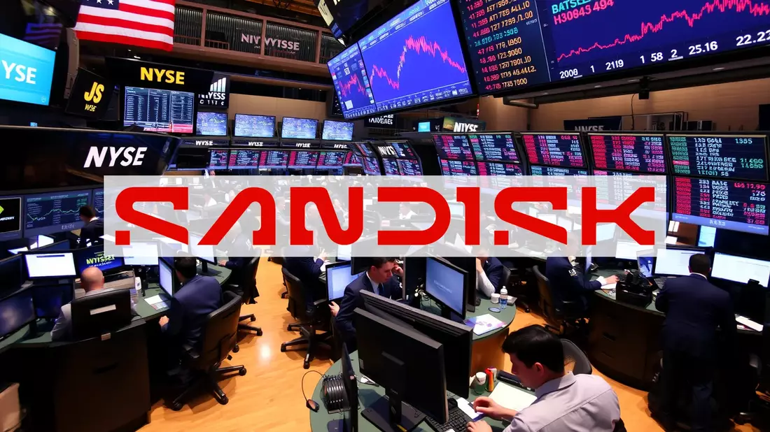 SanDisk’s Meteoric Rise Fueled by Artificial Intelligence Demand Illustration mit AI erstellt übermittelt durch boerse-global.de