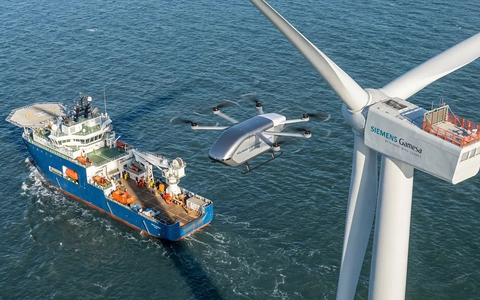 Ampelmann und Siemens Gamesa testen Drohnen für Offshore-Wartung - Foto: über boerse-global.de