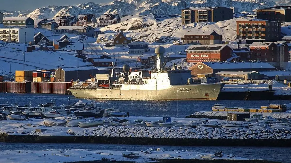 Dänisches Kriegsschiff in Grönland am 20.01.2026 - Bild: via dts Nachrichtenagentur