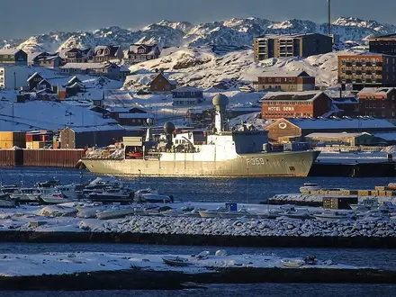 Dänisches Kriegsschiff in Grönland (Archiv) - Foto: via dts Nachrichtenagentur