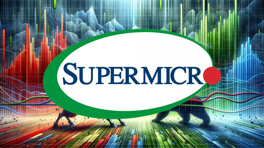 Super Micro Computer Shares Extend Decline Amid Fundamental Concerns Illustration mit AI erstellt übermittelt durch boerse-global.de