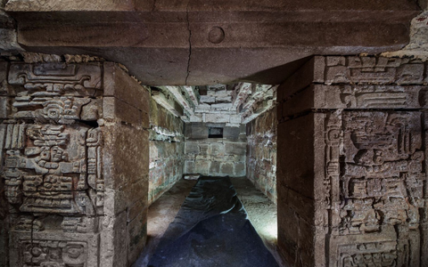 Das gut erhaltene Grab wurde im südlichen Bundesstaat Oaxaca gefunden  - Foto: Luis Gerardo Peña Torres/Instituto Nacional de Antropologia e Historia (INAH)/dpa