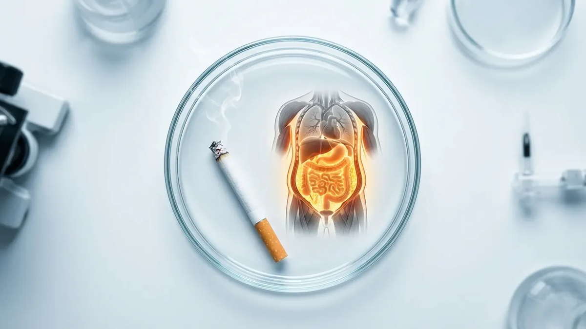 Rauchen fördert Bauchfett und bremst Muskelaufbau - Foto: über boerse-global.de