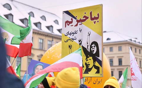 Anti-Iran-Protest (Archiv) - Foto: via dts Nachrichtenagentur