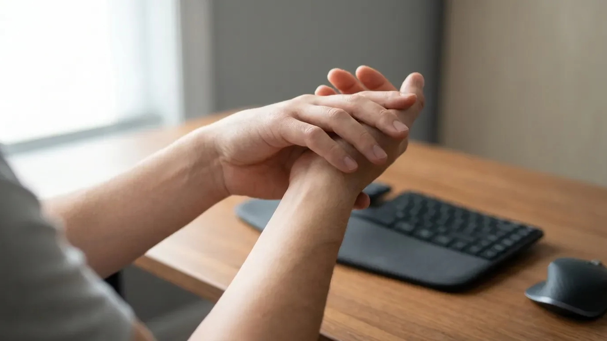 Handgelenk-Achter: Einfache Übung gegen den Mausarm - Foto: über boerse-global.de