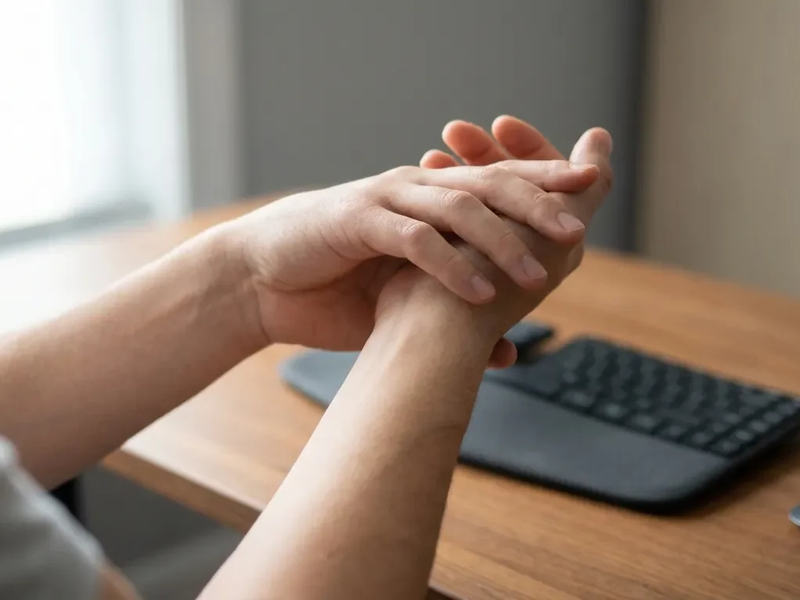 Handgelenk-Achter: Einfache Übung gegen den Mausarm - Foto: über boerse-global.de