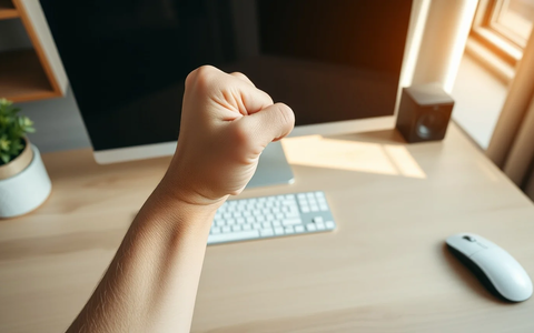 Fingerfaust: Einfache Übung schützt vor Büro-Krankheiten - Foto: über boerse-global.de