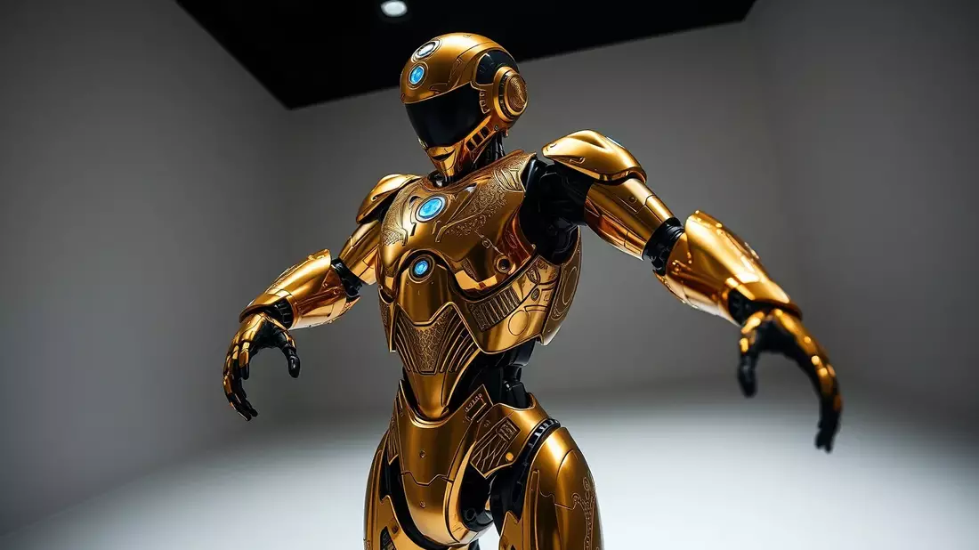 Caviar Aladdin: Luxus-Roboter als goldverziertes Kunstobjekt - Bild: über boerse-global.de