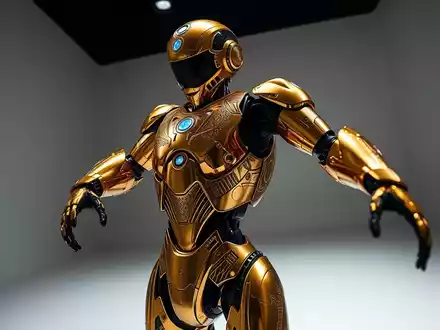Caviar Aladdin: Luxus-Roboter als goldverziertes Kunstobjekt - Foto: über boerse-global.de