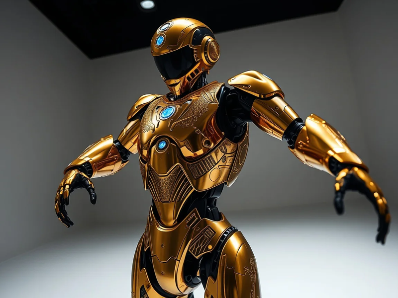 Caviar Aladdin: Luxus-Roboter als goldverziertes Kunstobjekt - Foto: über boerse-global.de