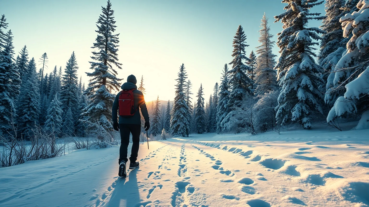 Winterwandern kurbelt den Stoffwechsel an - Foto: über boerse-global.de