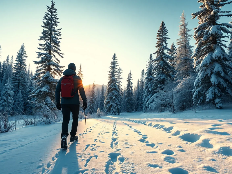 Winterwandern kurbelt den Stoffwechsel an - Foto: über boerse-global.de