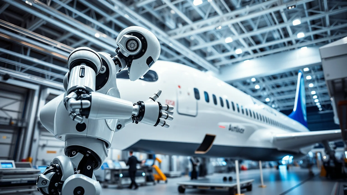 Airbus testet humanoide Roboter für Flugzeugbau - Foto: über boerse-global.de