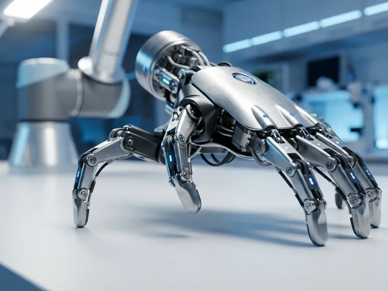 EPFL-Roboterhand löst sich vom Arm und krabbelt eigenständig - Foto: über boerse-global.de