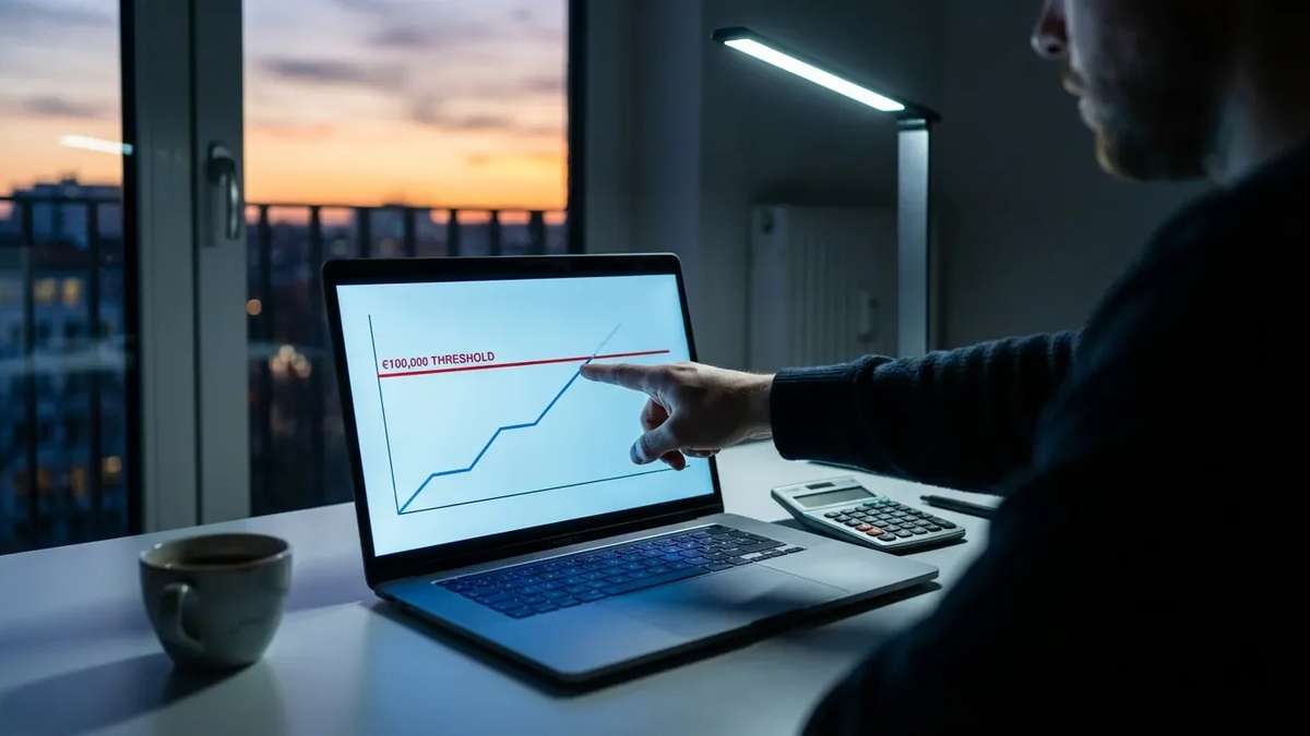 Kleinunternehmerregelung 2026: Die versteckte Falle bei 100.000 Euro Umsatz - Foto: über boerse-global.de