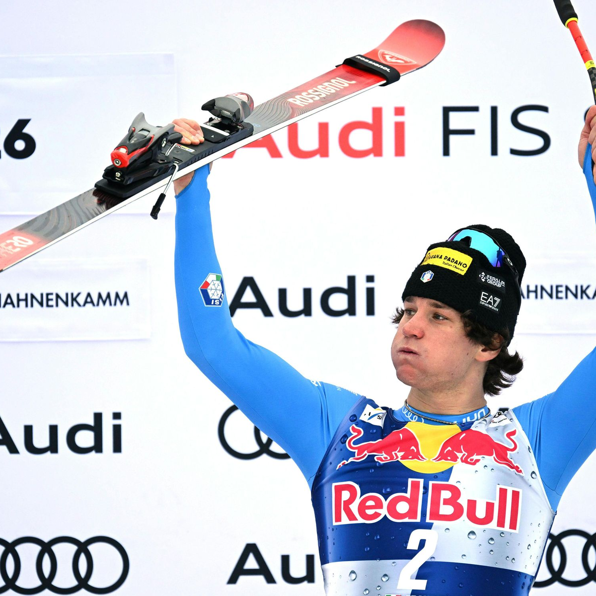 Giovanni Franzoni ist der Shootingstar im alpinen Ski-Weltcup. - Foto: Barbara Gindl/APA/dpa