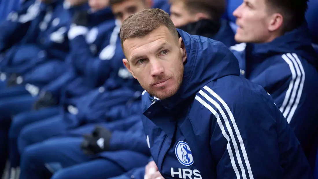 Edin Dzeko spielte nicht von Beginn an. - Bild: Bernd Thissen/dpa