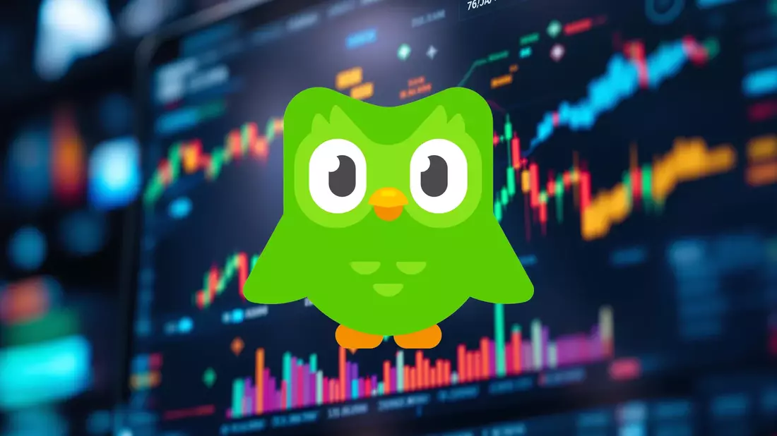 Duolingo Shares Face a Crucial Test of Investor Confidence Illustration mit AI erstellt übermittelt durch boerse-global.de