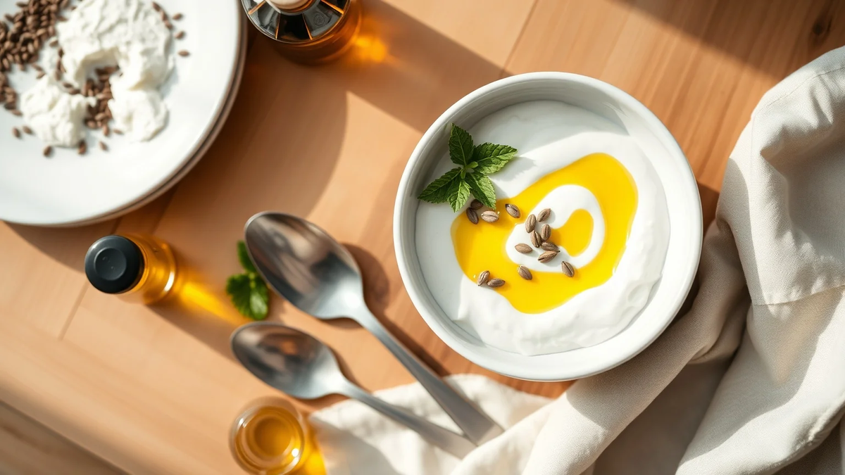 Budwig-Creme: Quark und Leinöl gegen Gelenkschmerzen - Foto: über boerse-global.de