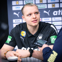 Keine Angst vor Dänemark: Handball-Nationalspieler Justus Fischer glaubt an einen deutschen Sieg. - Foto: Sina Schuldt/dpa