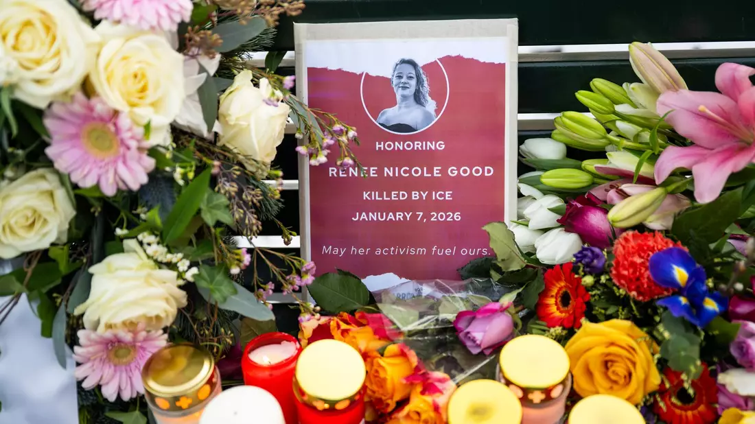 Renee Good war Anfang Januar bei einem ICE-Einsatz tödlich verletzt worden. (Archivbild) - Bild: Christophe Gateau/dpa
