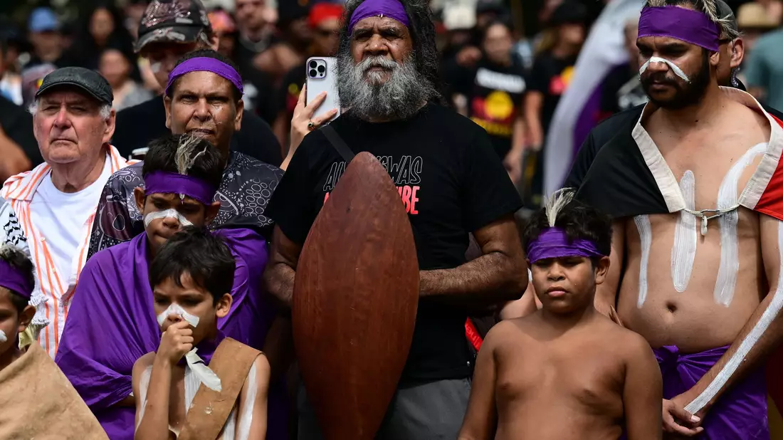 Die Kolonisierung war der Auftakt zur Unterdrückung der australischen Aborigines, einer der ältesten Kulturen der Welt. - Bild: Dean Lewins/AAP/dpa