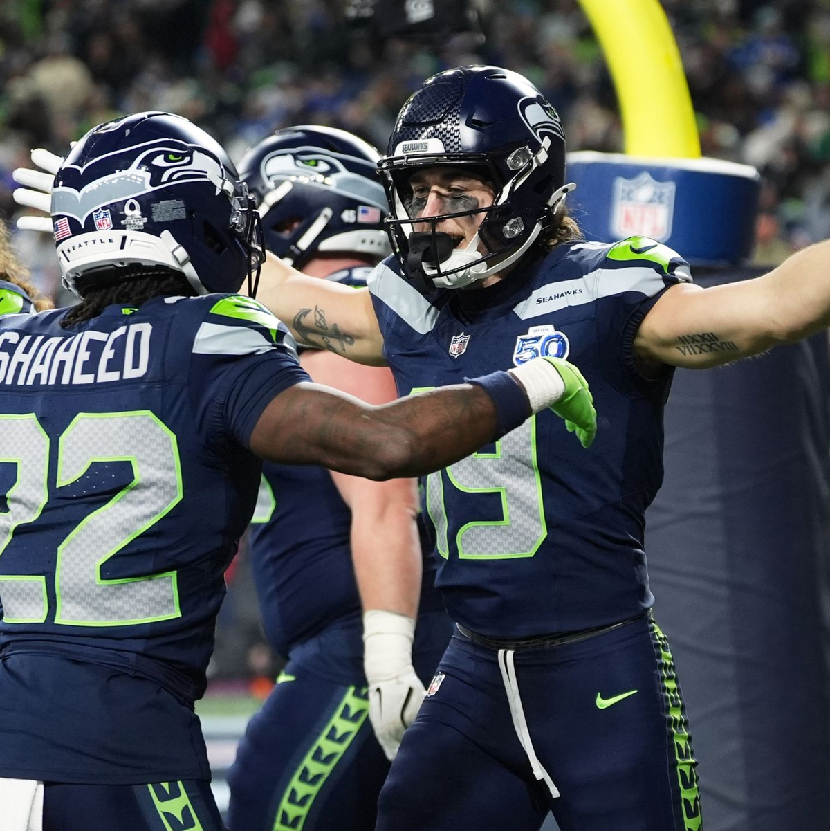 Die Seahawks stehen zum vierten Mal in ihrer Geschichte im Super Bowl - Foto: Lindsey Wasson/AP/dpa