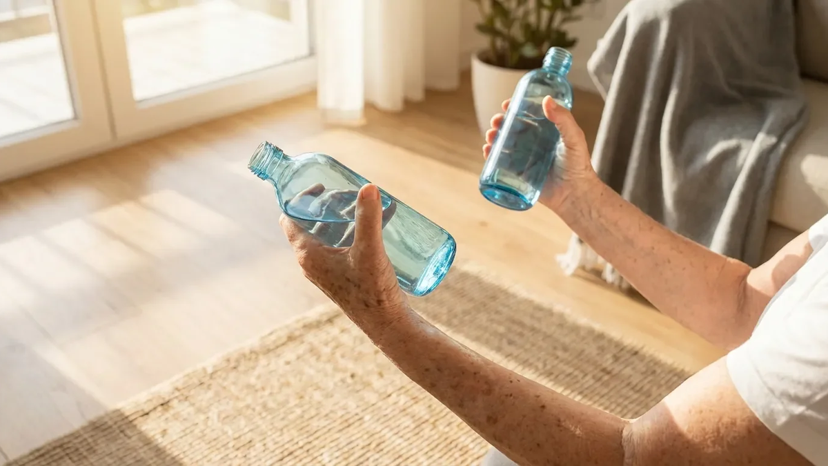 Wasserflaschen-Training: So bekämpfen Senioren den Muskelschwund - Foto: über boerse-global.de