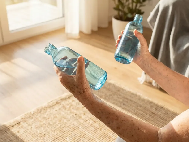 Wasserflaschen-Training: So bekämpfen Senioren den Muskelschwund - Foto: über boerse-global.de
