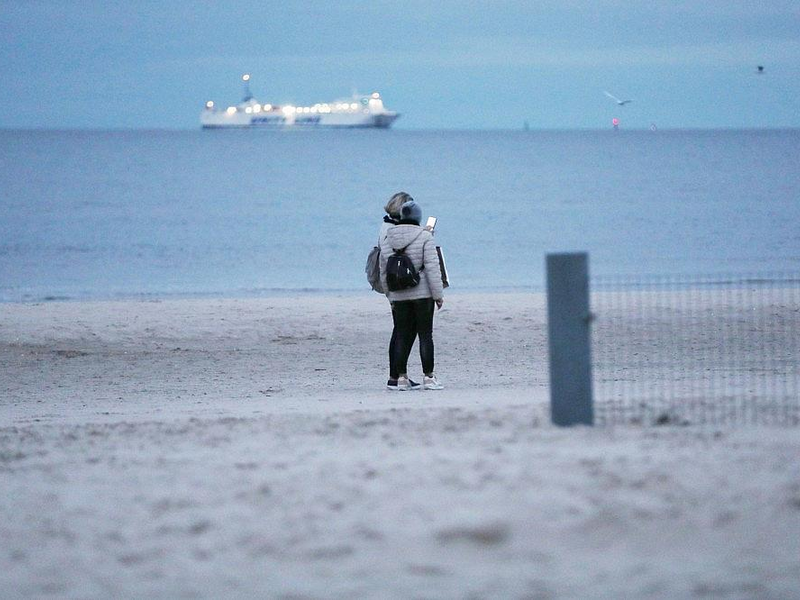 Spaziergänger an der Grenze zwischen Deutschland und Polen (Archiv) - Foto: via dts Nachrichtenagentur