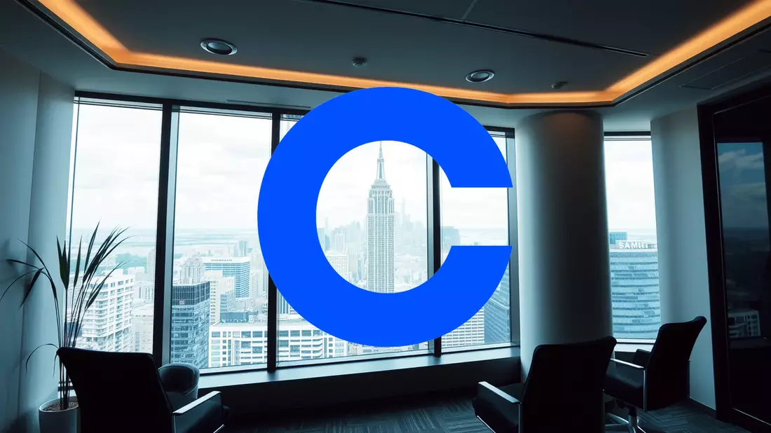Coinbase Shares Navigate Market Downturn Amid CEO’s Ambitious Overhaul Illustration mit AI erstellt übermittelt durch boerse-global.de