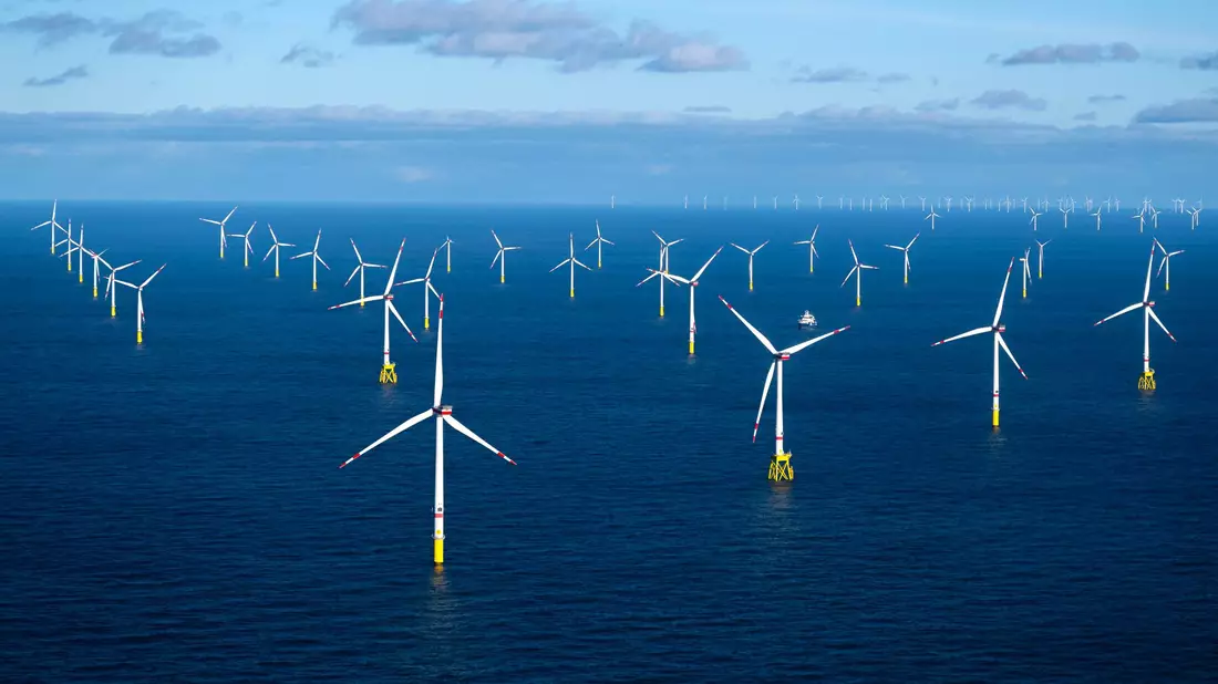 Die Nordsee soll zum «grünen Kraftwerk» Europas werden. - Bild: Sina Schuldt/dpa