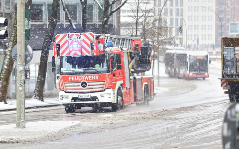Feuerwehr in Hamburg am 26.01.2026 - Foto: via dts Nachrichtenagentur