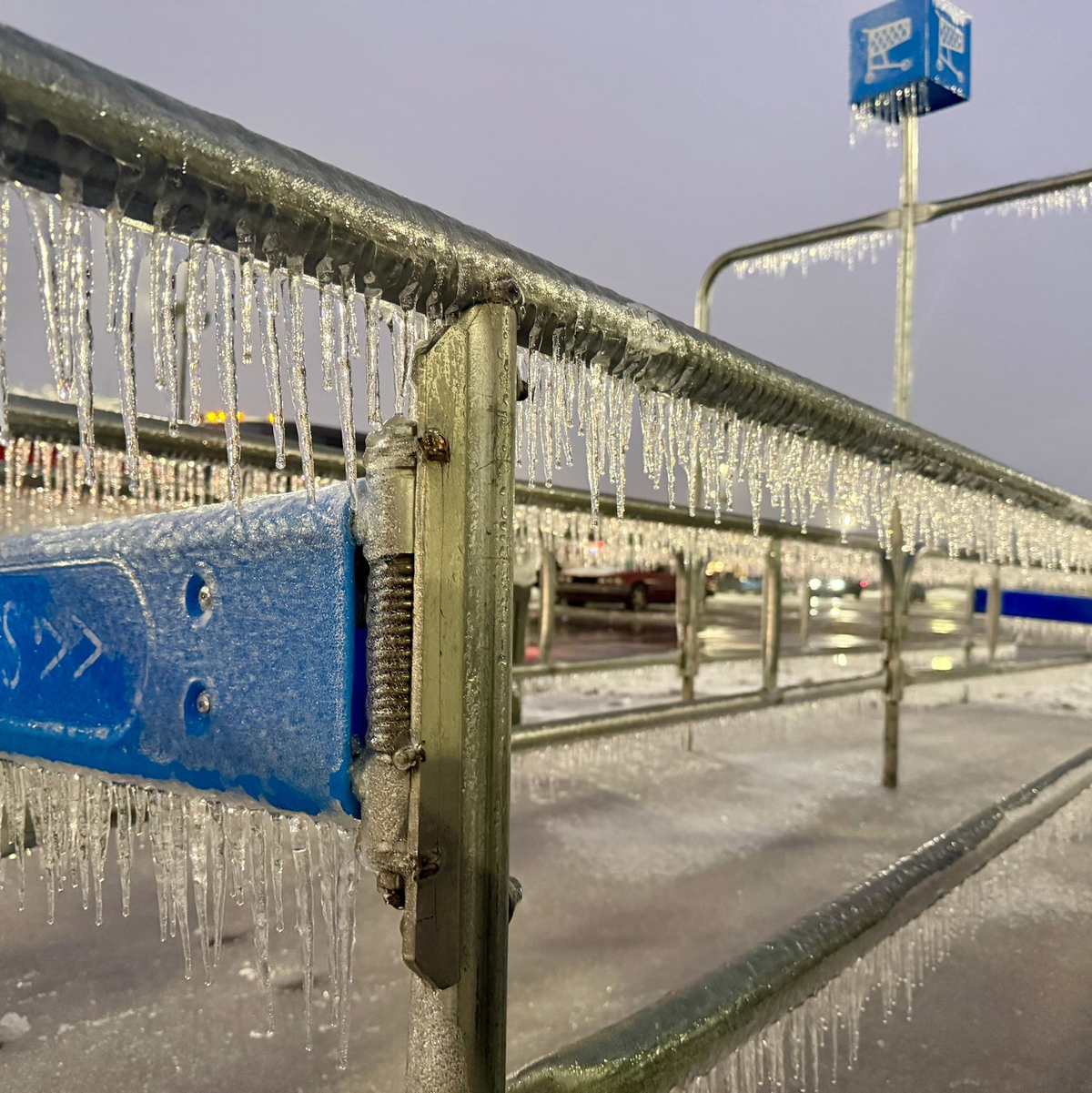 In weiten Teilen der USA haben Schnee und Eis die Städte eingehüllt.  - Foto: John Raby/AP/dpa