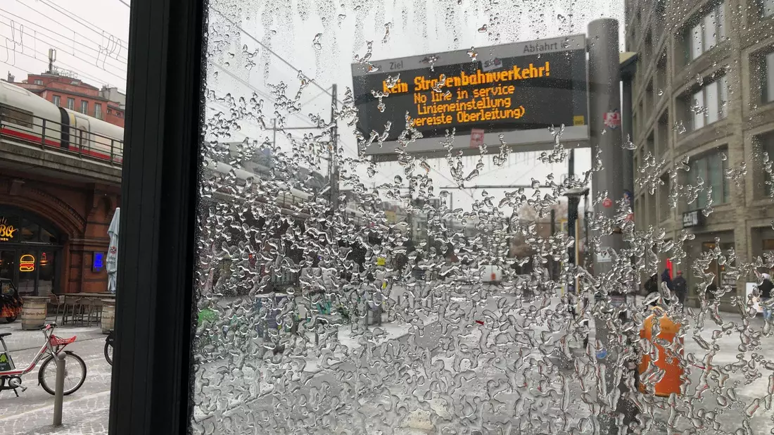 Nichts geht mehr bei der Straßenbahn in Berlin. - Bild: Saskia Fischer/-/dpa
