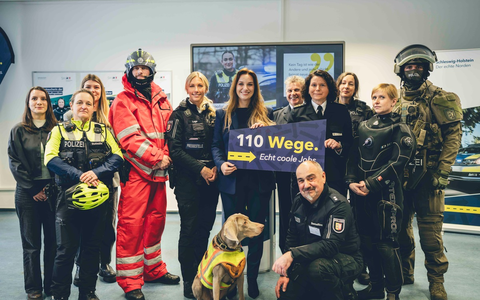 POL-SH: Die Vielfalt der Landespolizei Schleswig-Holstein: 110 Wege. Echt coole Jobs - Foto: presseportal.de