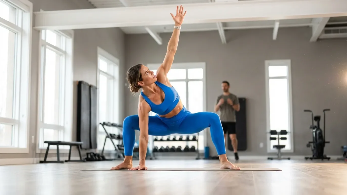 Sumo-Squat mit Rotation: Der Ganzkörper-Flow für mehr Beweglichkeit - Foto: über boerse-global.de