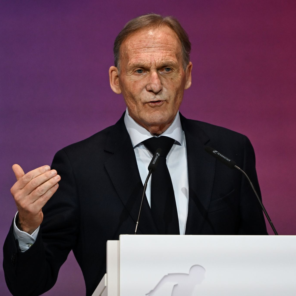 Ligapräsident Hans-Joachim Watzke: mahnende Worte beim DFL-Neujahrsempfang. - Foto: Florian Wiegand/dpa