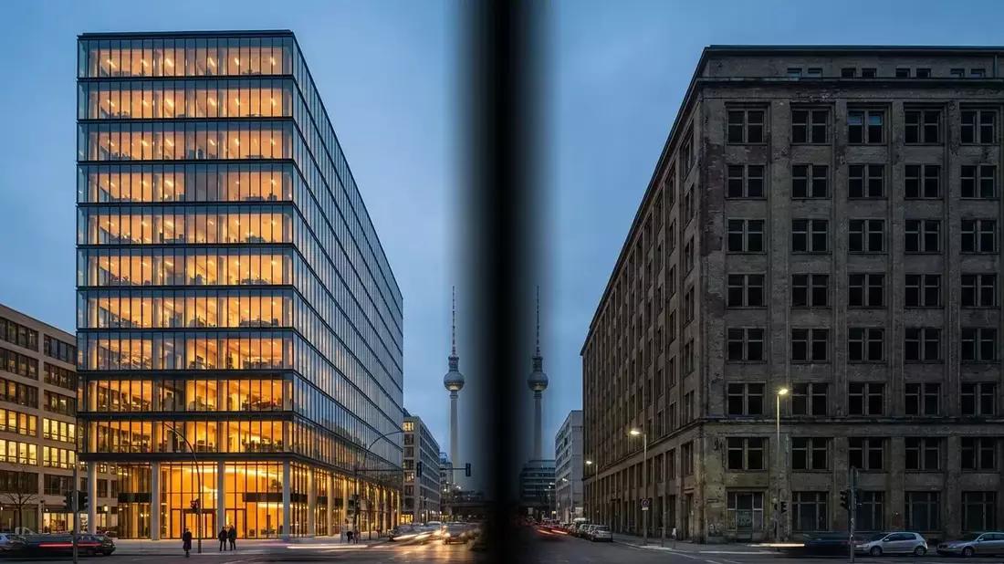 Berliner Büromarkt: Leerstand steigt, Spitzenmieten klettern - Bild: über boerse-global.de