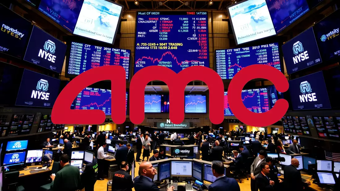 AMC Entertainment Shares Face Mounting Challenges Illustration mit AI erstellt übermittelt durch boerse-global.de