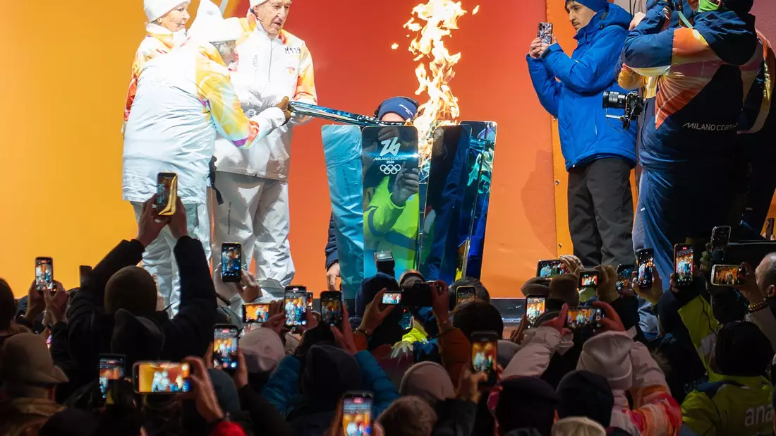 In Cortina beginnen in Kürze die Olympischen Winterspiele. - Bild: Thomas Gaspari Bandion/IPA via ZUMA Press/dpa