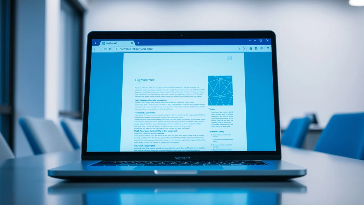 Microsoft Edge testet dynamische Wasserzeichen gegen Datenlecks - Foto: über boerse-global.de