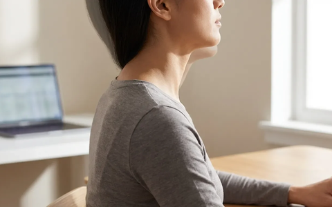 Kinn-Retraktion: Die einfache Waffe gegen den Tech-Neck - Foto: über boerse-global.de