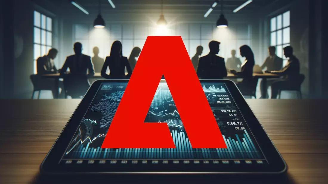 Adobe’s Dual-Pronged Strategy Amid Market Scrutiny Illustration mit AI erstellt übermittelt durch boerse-global.de